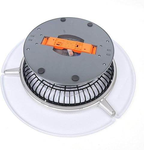 Miniatura 4 de DNYSYSJ Ventilador de techo con kit de luz LED regulable de 22 pulgadas, lámpara moderna de velocidad de viento ajustable, ventilador de techo LED