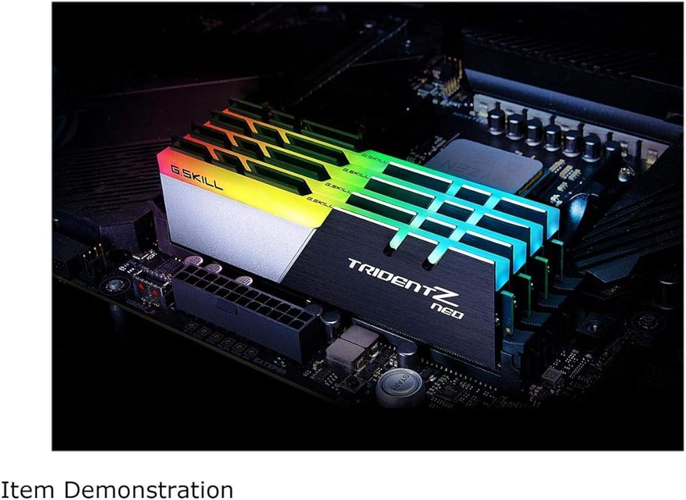 G.SKILL 16GB (2 x 8GB) Trident Z Neo Series DDR4 PC4-28800 3600 MHz 288-Pin Desktop Memory Model thumbnail 3