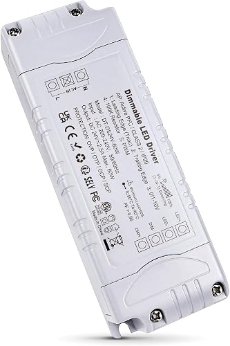 REYLAX 5-In-1 Dimmable LED Driver 24V 60W AC 240V to DC 2…