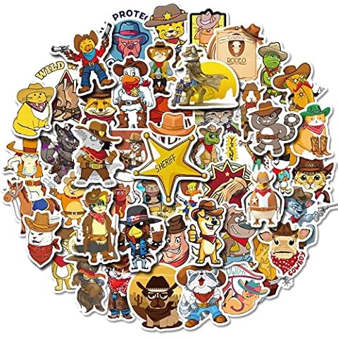Pegatinas Mistree de Animales Infantiles Impermeables Cover