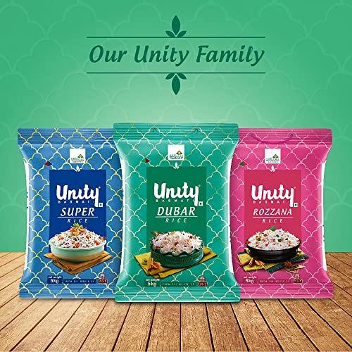 Image of Unity Dubar | Authentic Long Grain Basmati Rice, 5 Kg Pack | from The House of India Gate (Pack of 3)