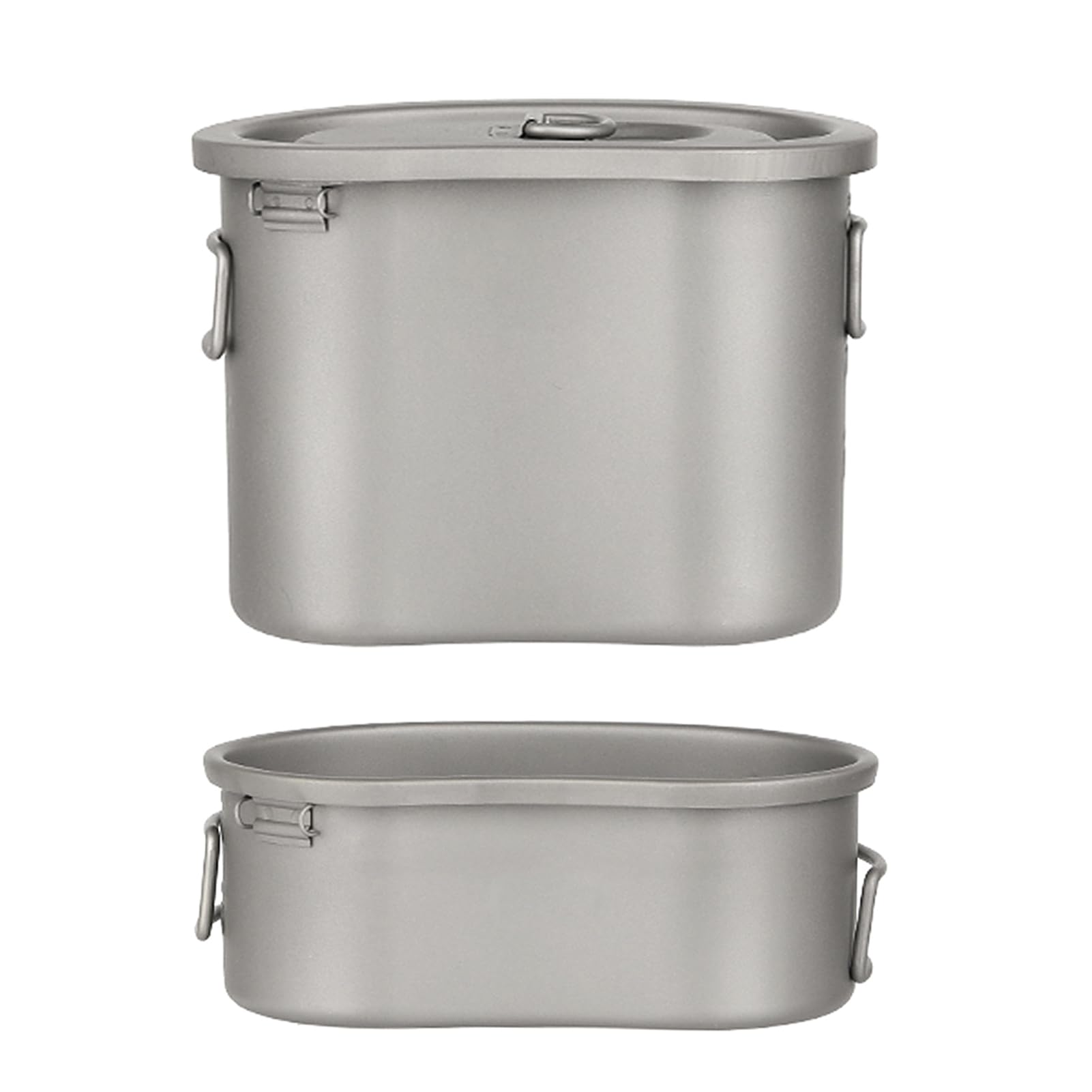 Tbest Zestaw Stołówki 380 Ml 750 Ml Outdoor Camping Backpacking Lekki Wiszący Garnek Niezbędny Piknik