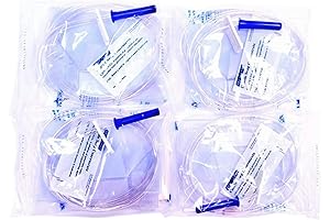 Disposable Enema Bag Kit for Colon Cleansing (Pack of 4 Kits)