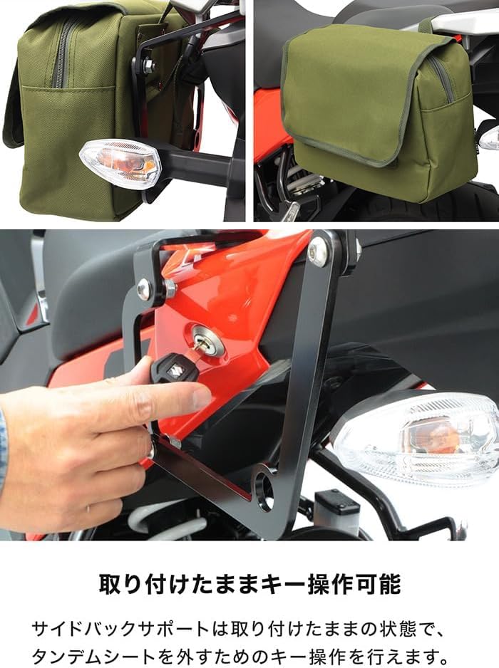 Amazon | Eiksouvi FOR V-Strom 250SX 2022-2025 摩托车侧袋サイド