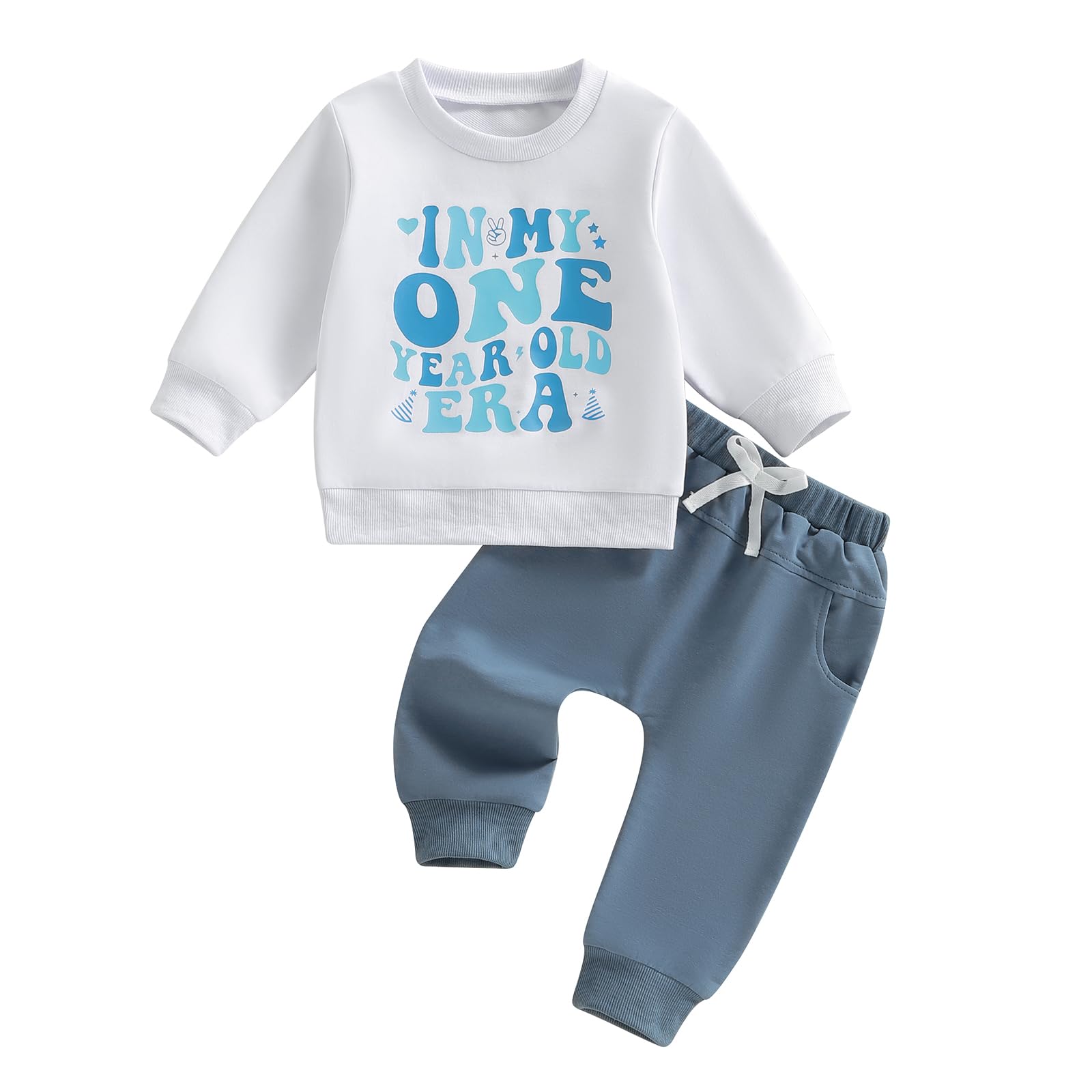 FYBITBO 'In My One Year Old Era' Sweatshirt Set