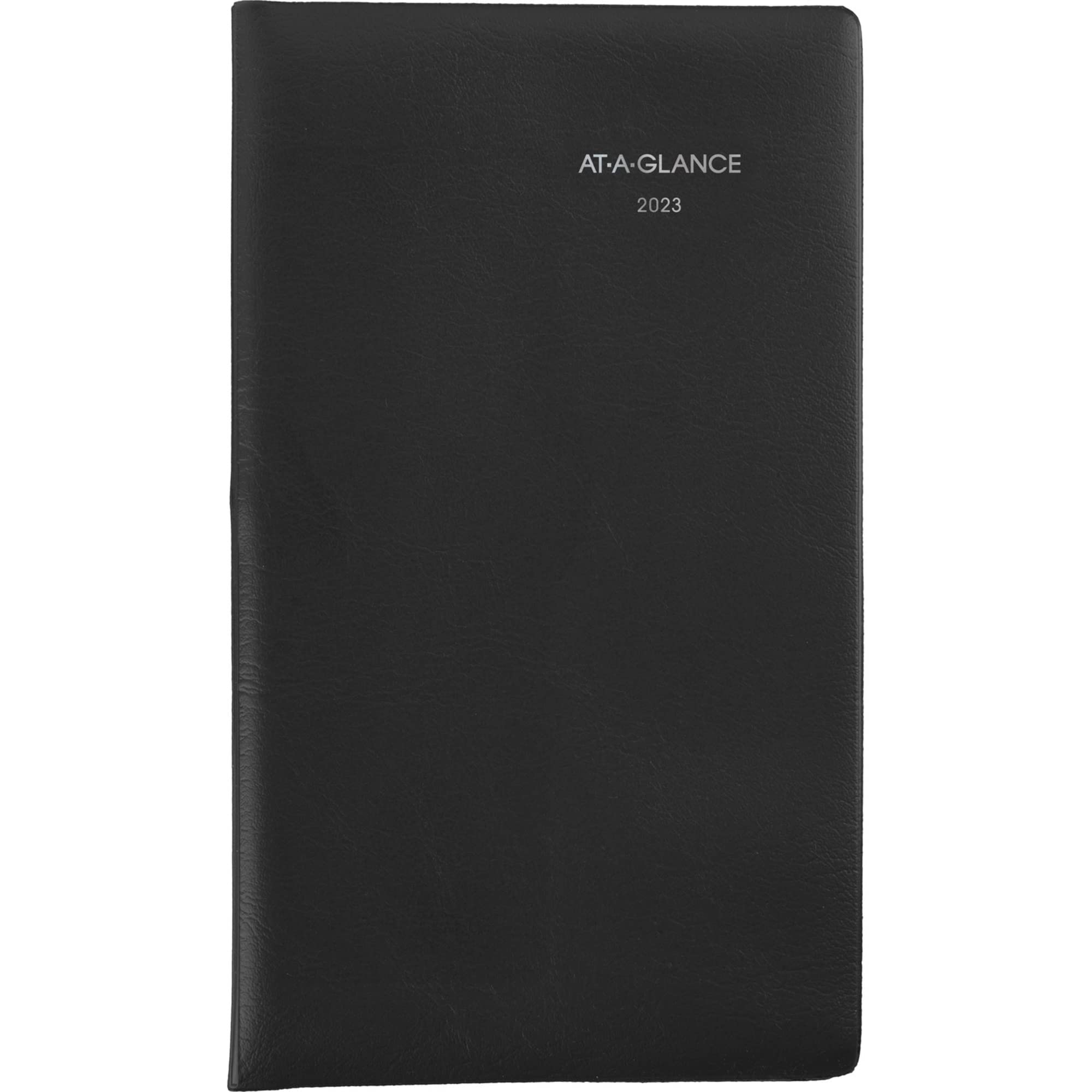 AT-A-GLANCE Calendario tascabile settimanale 2023, planner giornaliero, 8,9 x 15,2 cm, formato tascabile, pianificazione aperta, nero (SK4800)