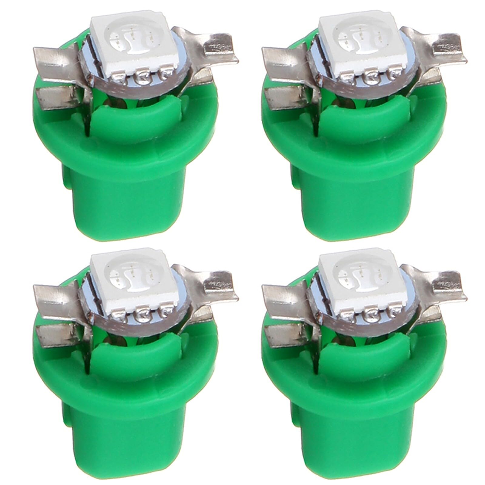 ECCPP 4x Instrument Cluster Dash Panel Lights B8.5D 1-5050-SMD Green