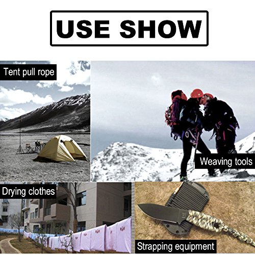 Zer one 15 M / 50Ft Braccialetto di Paracord Corda...