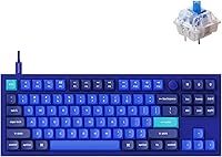 Vista 10 de Keychron Q3 - Perilla de teclado mecánico personalizado con cable, TKL Tenkeyless QMK/VIA macro programable con interruptor rojo Gateron G Pro