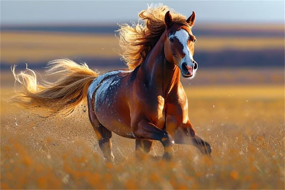 Puzzle 2000 sztuk puzzle dla zwierząt koń drewniane układanki dla dorosłych, klasyczne gry wyzwanie dla dorosłych idealnie pasują między nimi literami z tyłu Wysokiej jakości układanki dla dzieci