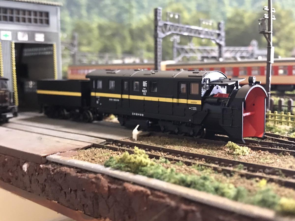 鉄道模型 キ620 ロータリー式 除雪車 国鉄 キ620 ロータリー式除雪車 (キ621・ボディ/テンダー黄帯