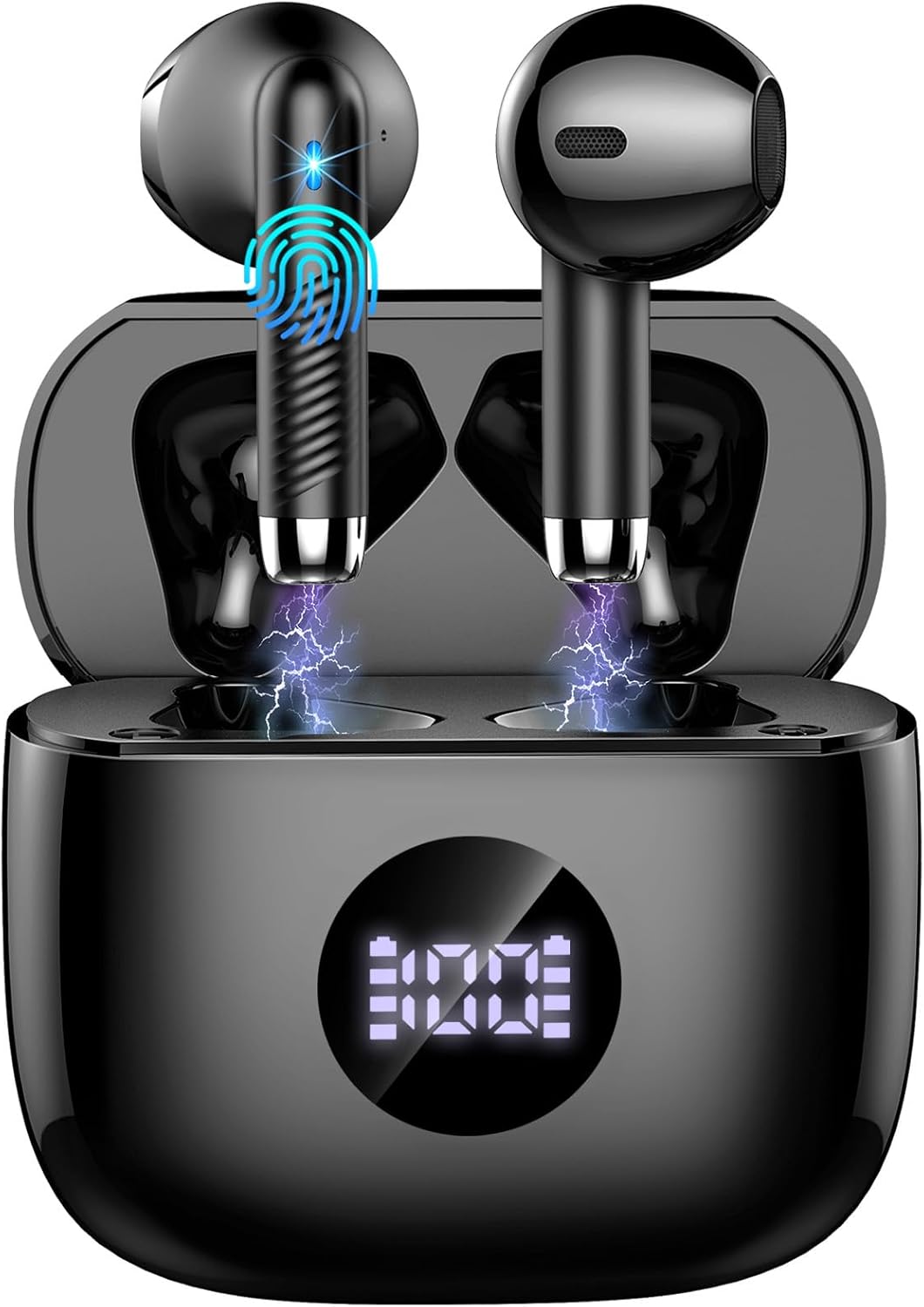Wireless Earbuds, 2025 Bluetooth 5.4 Headphones Stereo 3D Bass, in Ear Earphones with ENC Noise Canc… Wireless Earbuds, 2025 Bluetooth 5.4 Headphones Stereo 3D Bass, in Ear Earphones with ENC Noise Canc…