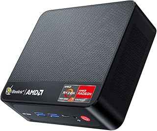 Beelink SER5 Plus Mini PC, Mini Computers with AMD Ryzen 7 5800H (8C/16T up to 4.4Ghz), 16G DDR4+500GB M.2 2280 NVMe SSD, WiFi 6, 1000Mbps, BT 5.2, 4K, DP, HDMI, Type-C, Radeon Graphics (8C, 2000MHz)