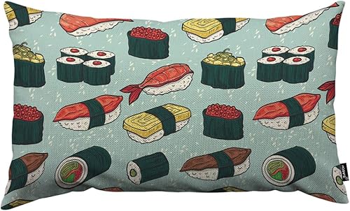 Miniatura 12 de HOSNYE Funda de Almohada con Formas de Gota Estilo Moderno de Mediados de Siglo Formas de Gota en Tonos Tela de Lino para Sofá Cama Sofá Automóvil