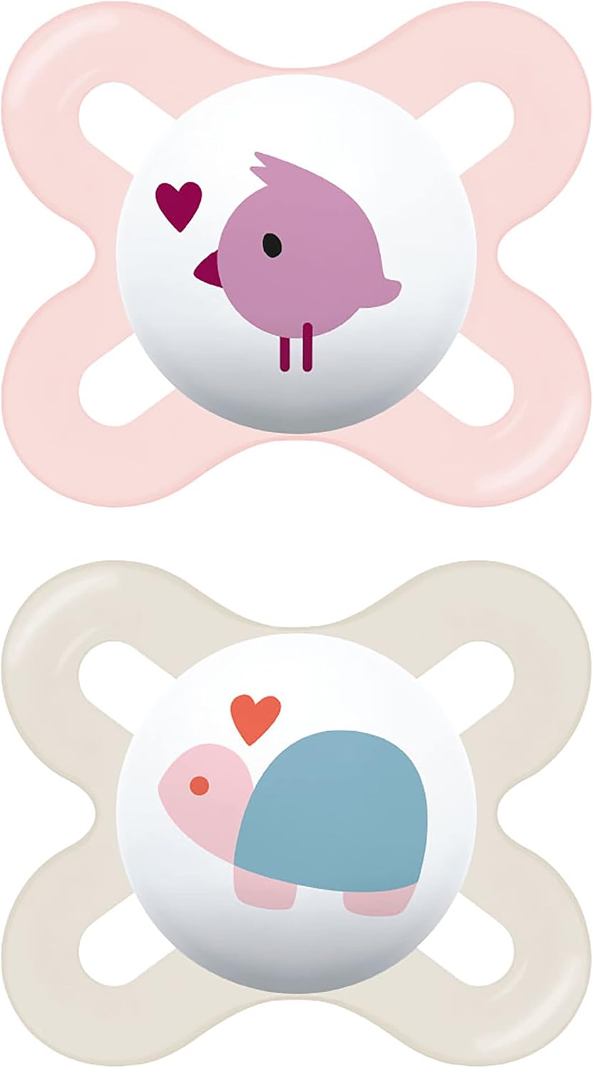 MAM Pacifier Start S149 Extra Small Newborn Pacifier, Latex Teat, for 0