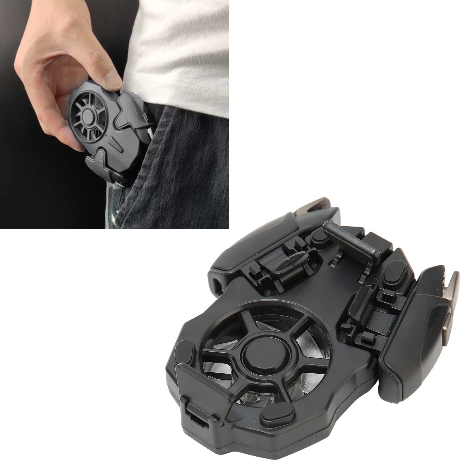 Bewinner Trigger Mobili AK03 con Dispositivo di Raffreddamento per Telefono, Joystick Sensibile per Sparatutto, Radiatore Portatile per Gioco