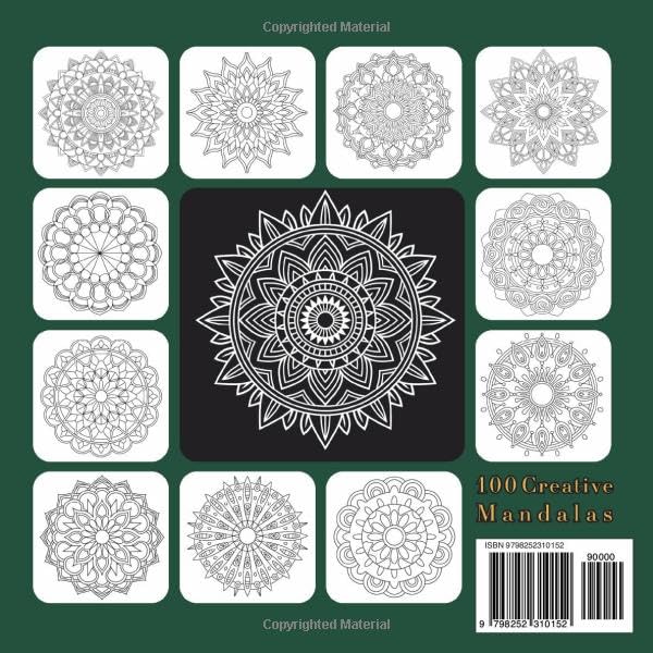 Image of Mandalas (2026) Deluxe - A Relaxing Coloring Book for Stress Relief: 100 Coloring Pages