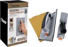 ROLLINGDOG Lixadeira de canto - Lixadeira de drywall, lixa de malha de óxido de 6 peças para limpeza e polimento de paredes de canto