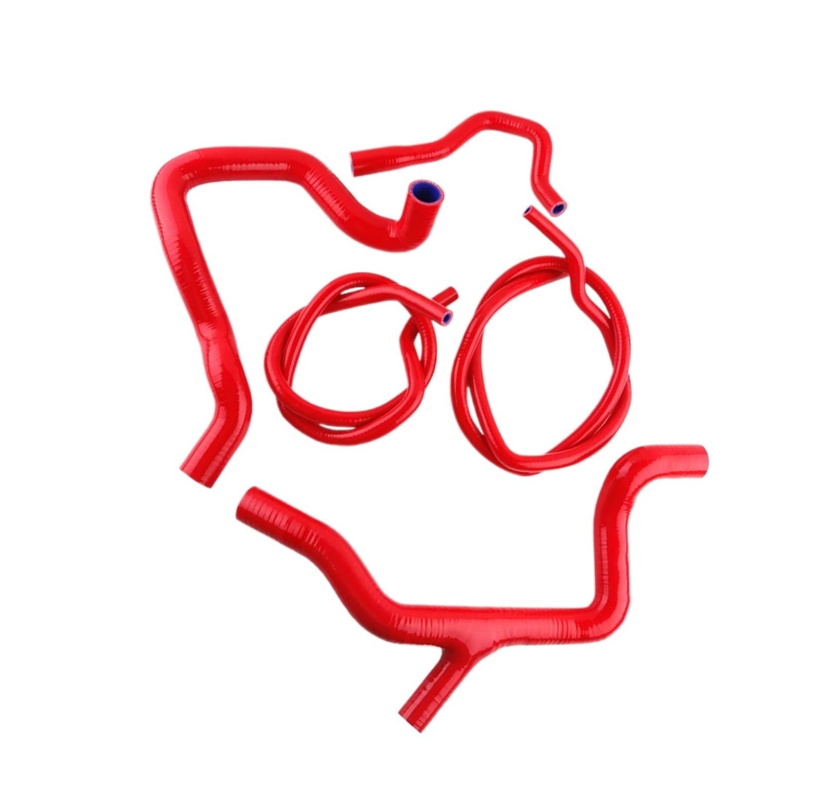 Wdcvfgt Red Coolant Hose Compatible With For Focus Mk2 2.5 Rs St St225 Xr5 2005 2006 2007 2008 2009 2010 2011 Silicone Radiator Hoses Tubes Engine Piping