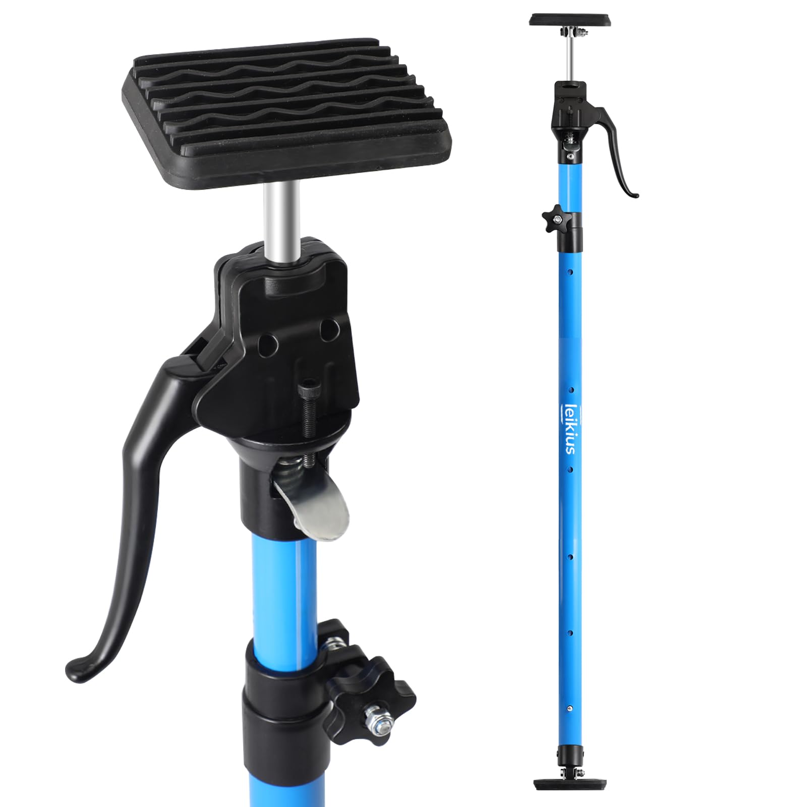 Cabinet Jacks for Installing Cabinets, Heavy Duty Third Hand Support Pole,Drywall Jack,Premium Dust Barrier Pole,Telescopic Adjustable Support Pole For Celling Extend from 49.2 to 114.2 inches 4PC — Amazon image 7