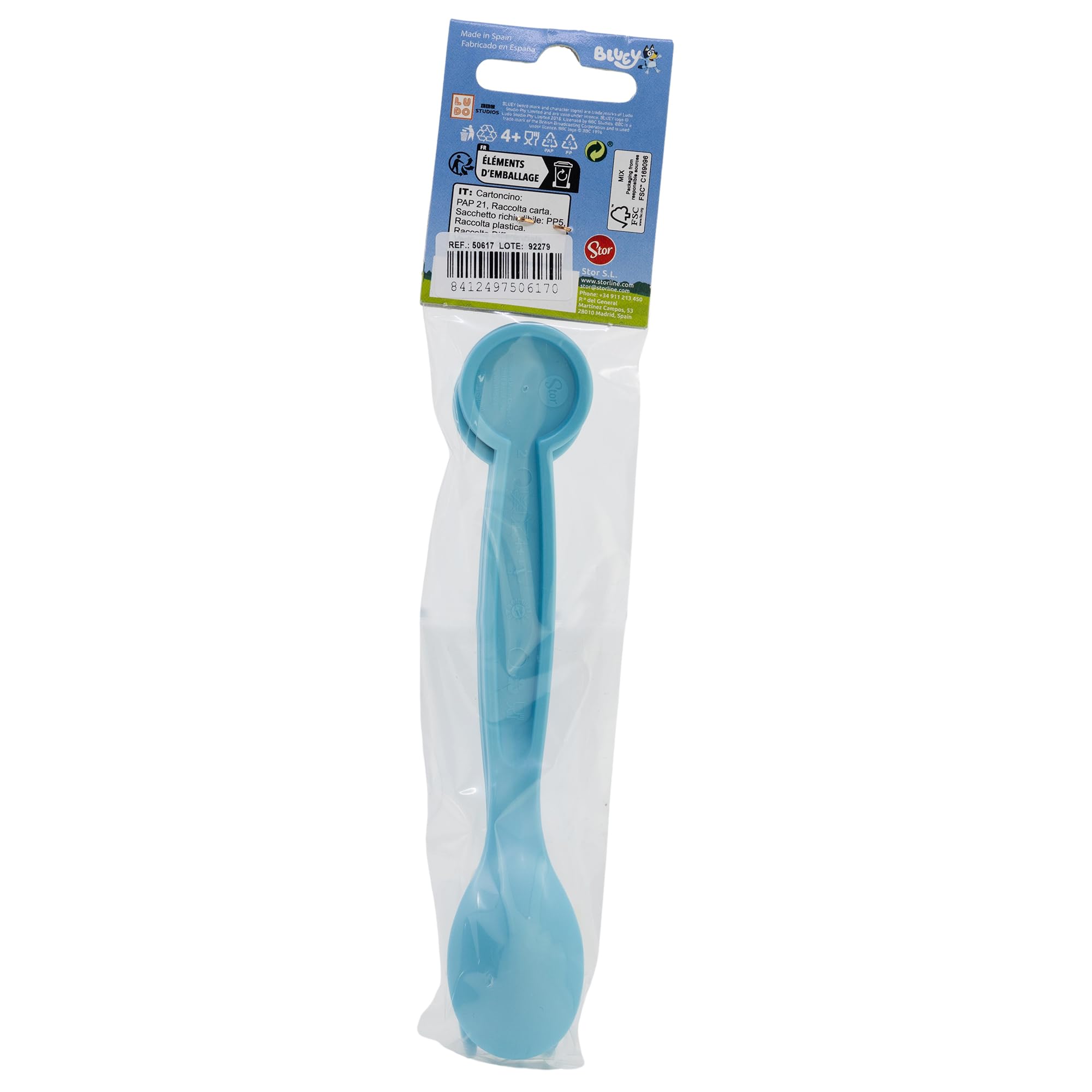 Set Di 2 Posate Di Frozen Per Bambini In Acciaio Inox Composto Da Forchetta E Cucchiaio