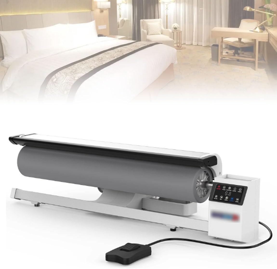 36 Inch Rotary Steam Ironing Machine,Commercial Roller Ironing Machine,Rotary Roller Iron Steam Press Hotel Linen Ironing Machine, for Fabric
