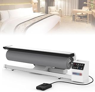 ZOLPINL Planchadora de Vapor rotativa de 36 Pulgadas, Plancha de Rodillos Comercial, Plancha para Ropa de Hotel, para Telas.