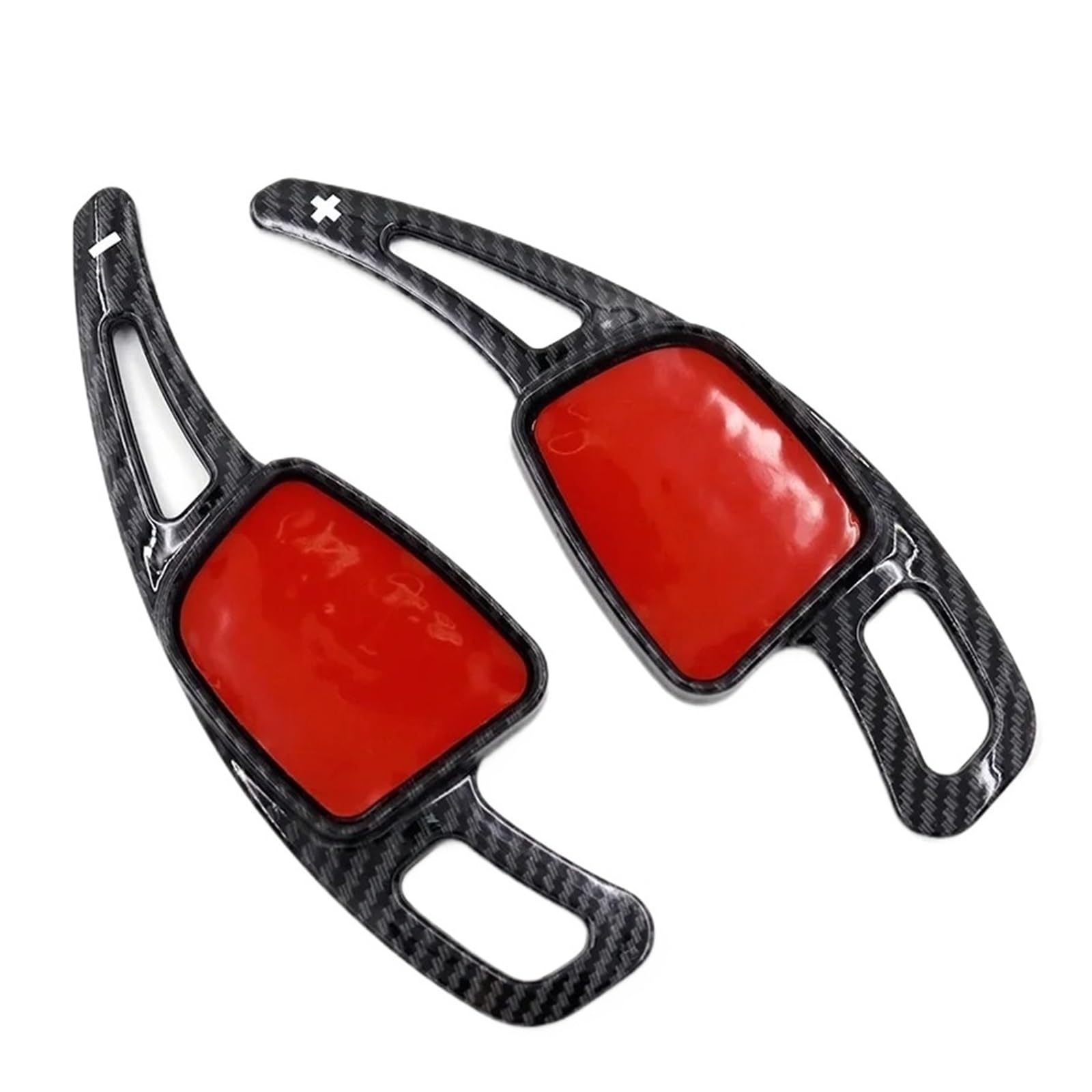YAKISA Paddles Shift for A3 for A4 for A5 S3 S4 S5 SQ5 SQ7 Q2 for Q3 for Q5 for Q7 TT for TTS Car Steering Wheel Shift Paddle Shifter Extension Paddle Shifter(Carbon Fiber Black)