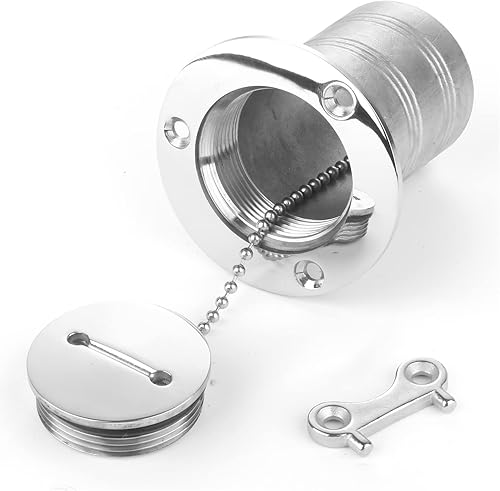 Atibin Yate Tapa de combustible de acero Llave de barco Cubierta de llenado de combustible inoxidable Tapa de gas de llenado diesel Hardware de agua