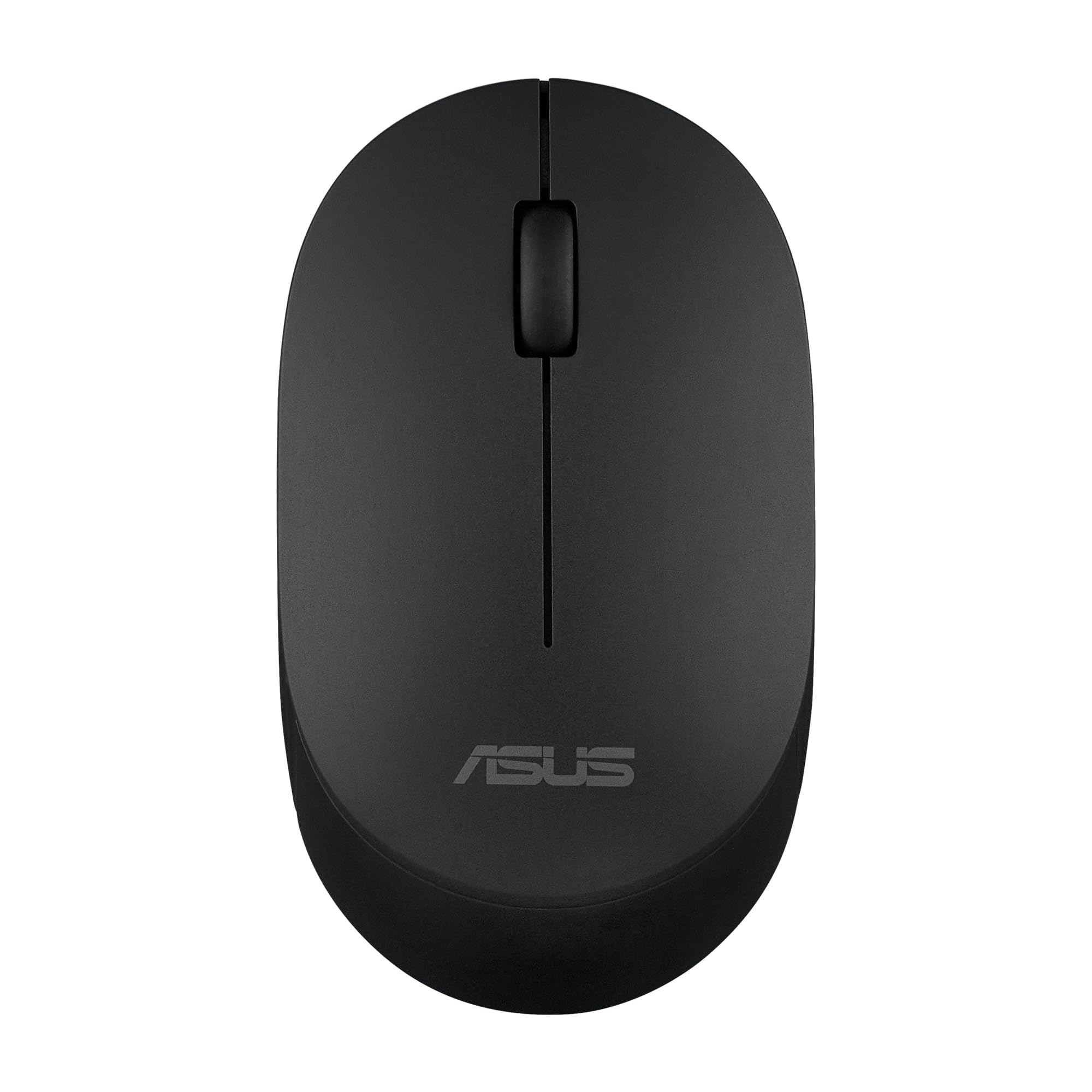 ASUS MW105 Multi-Device Wireless Bluetooth Silent Mouse, Adjustable DPI, Ambidextrous Shape, Connects Upto 3 Devices, Optical Tracking, Compatible with PC/Laptop- (Black) 48 Grams, 3 Year Warranty