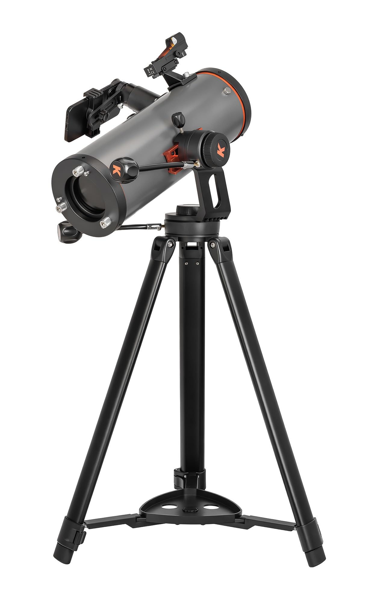 Levenhuk Kelvin Nova PLUS 114/500 Fototeleskop, Profesjonalny Newtonowski Reflektor do Smartfona dla Dorosłych z Montażem Altazymutalnym do Astrofotografii i Obserwacji Głębokiego Nieba
