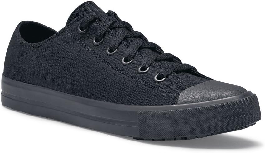 Shoes for Crews 39428-37/4 DELRAY Women's Canvas Casual Shoe, Slip Resistant, Size 4 UK, Black - EN safety certified