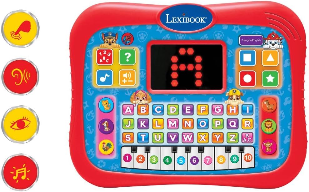 Bilingual Educational Tablet Pat' Patrouille in English and French by Lexibook