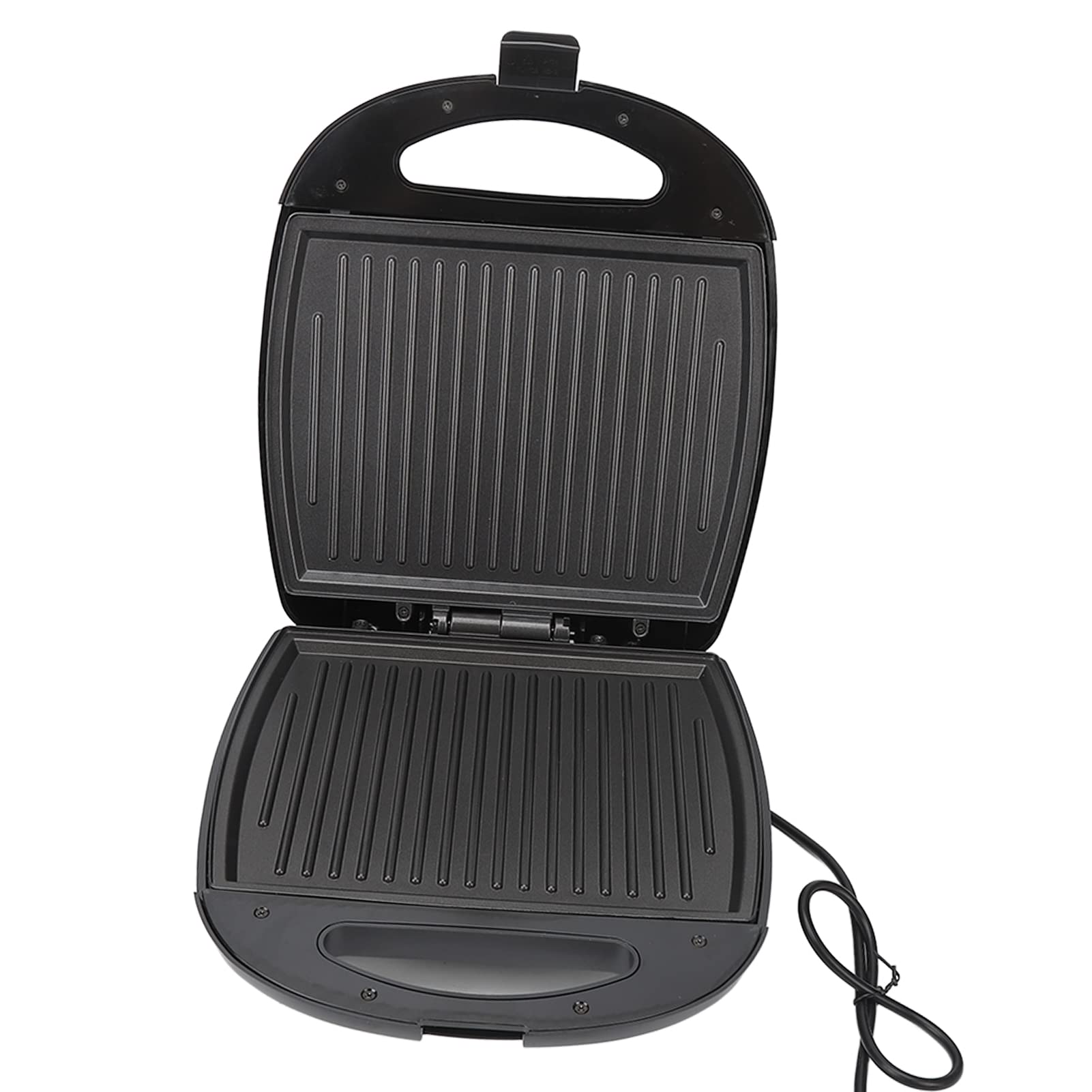 Panini Press Grill, ABS and Aluminum Alloy Double Sided Flip Sandwich Compact Electric Grill 1200W-1400W for Kitchen (EU Plug 220V)-image-46