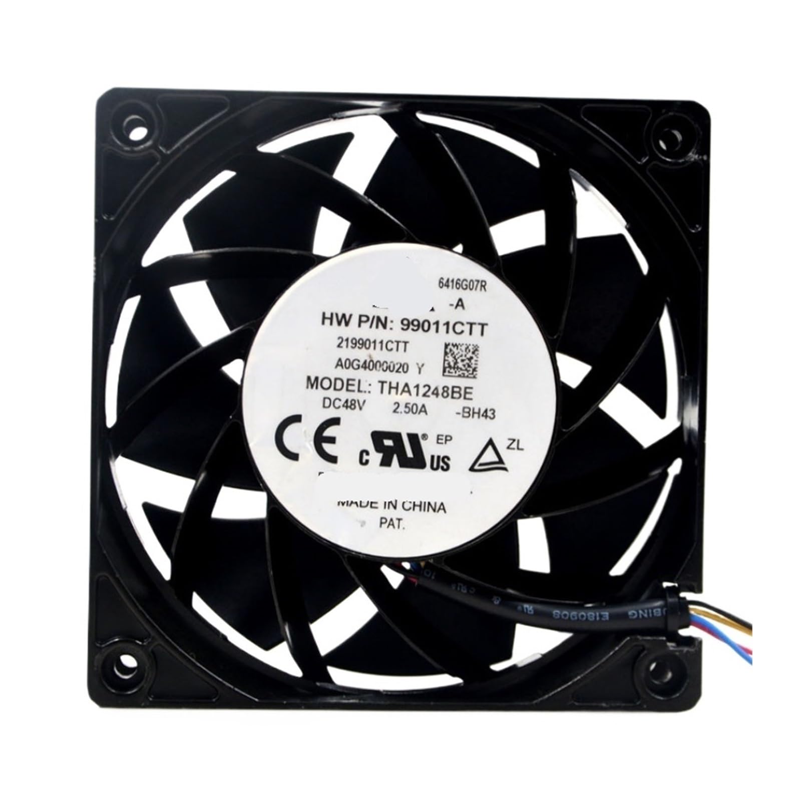 YMUGUEGH THA1248BE 48V 2.50A 12038 12CM 4 pin Cooling fan