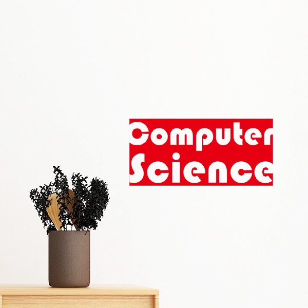 Stickers informatique rouge amovible repositionnable DIYthinker papier peint