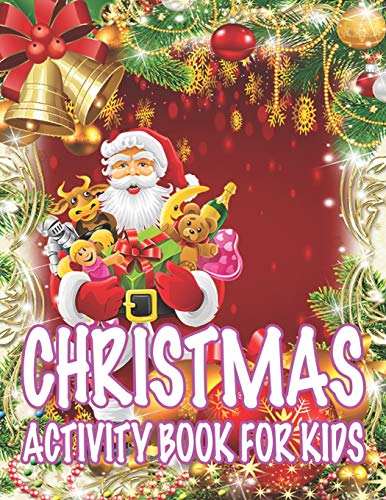 Christmas Activity book For Kids: Fun Children’s Christmas Gift or Present for Toddlers & Kids - 50 Beautiful Pages to Color with Santa Claus, Reindeer, Snowmen & More! image 3