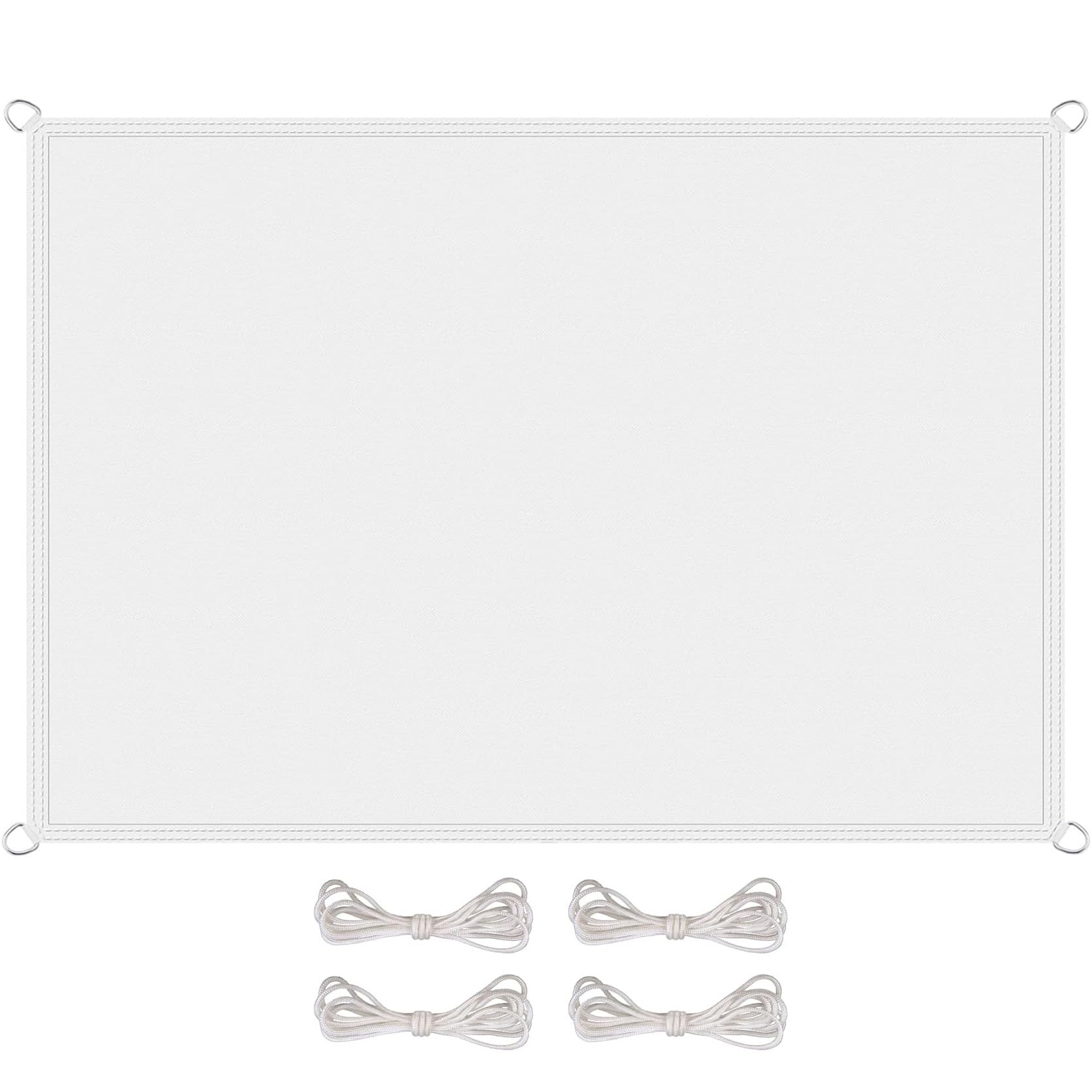 Filet d'ombrage bache pour pergola blanc étanche avec toile tendue extérieure