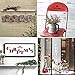 Mocoosy Christmas Stencils - Merry Christmas Stencils for Painting on Wood Reusable, Large Christmas Letter Stencils for Wood Porch Sign Holiday Stencils Xmas DIY Crafts Decorations