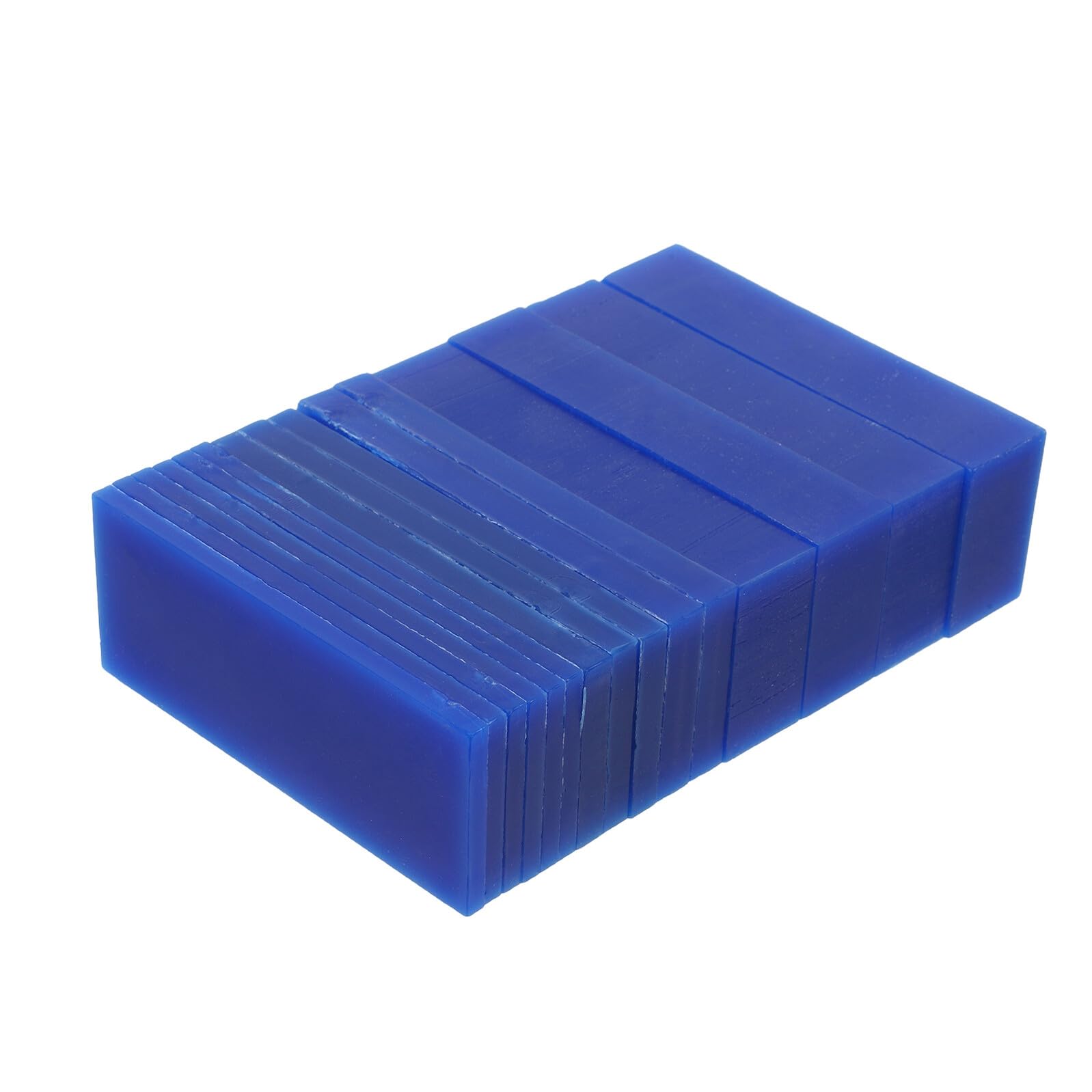 TEHAUX 15 Láminas de Cera para Modelar Joyas, Cera para Tallar Anillos y Colgantes, Bloques Azules para Fundición y Grabado, Accesorios para Fabricación de Joyería, Material