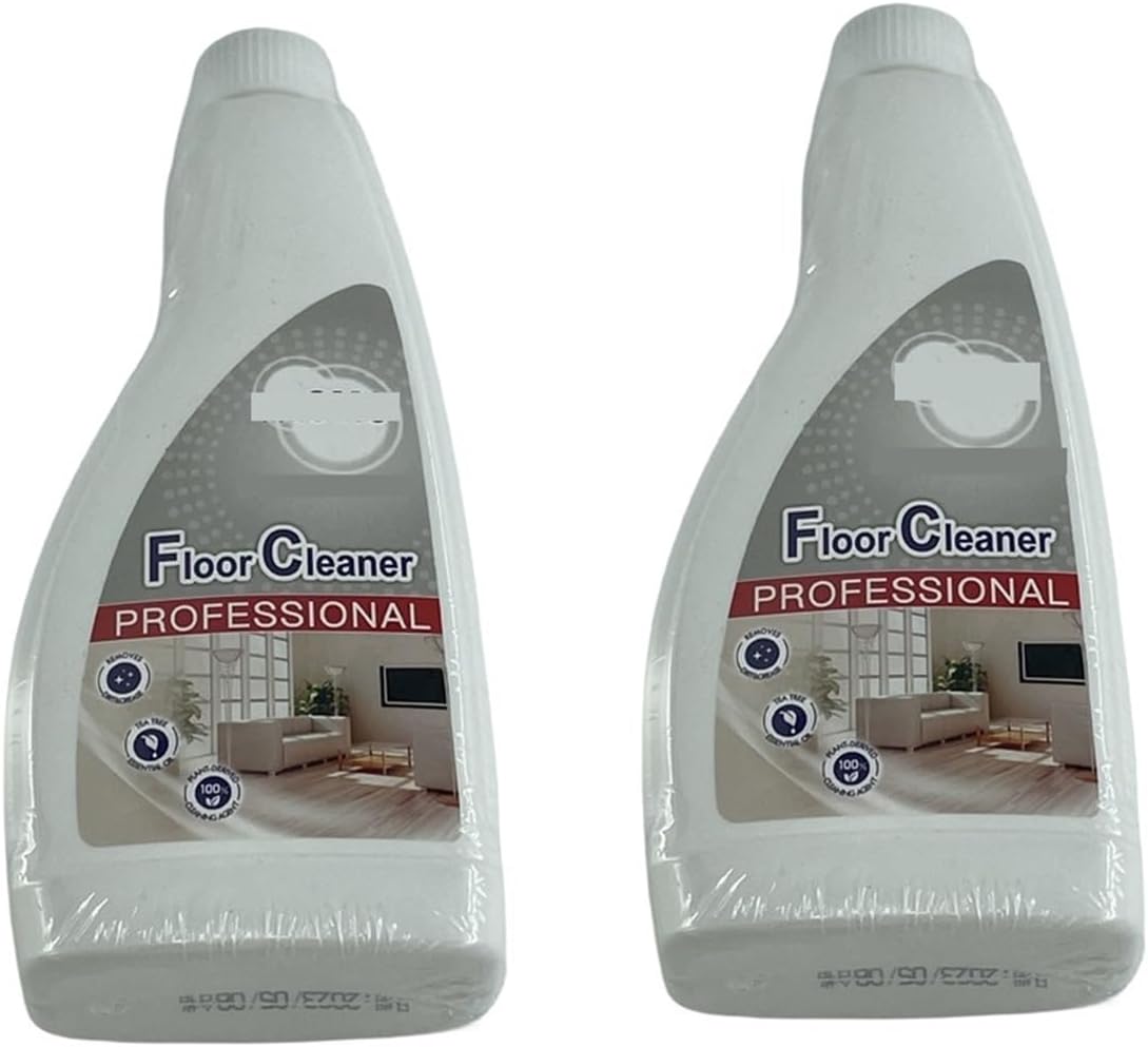 480ML X 2 Pcs Robot Floor Cleaning Solution，Compatible for Roborock and OMO S8 Pro Ultra/S8/S8+/Q5/Q7 Series/S7 Max Ultra/S7MaxV Plus