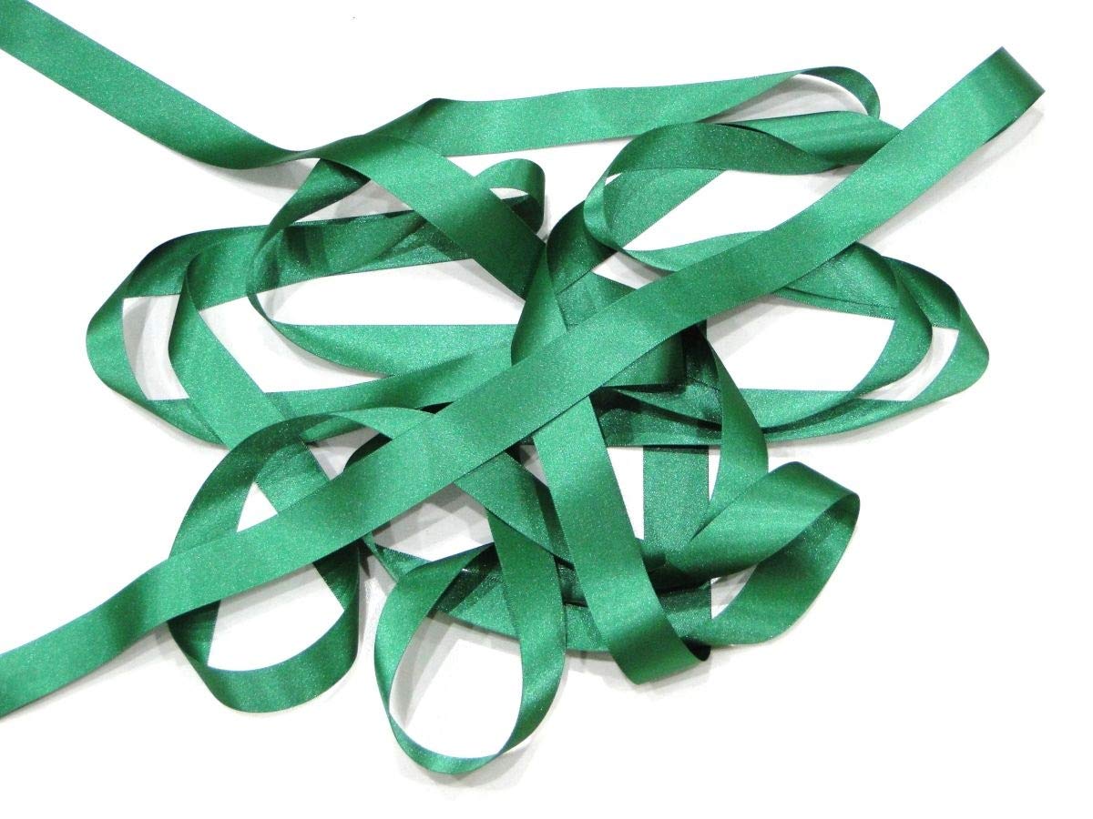 Berisfords 15Mm Bottle Green Satin Ribbon Double Sided 3501 (5 Meters)