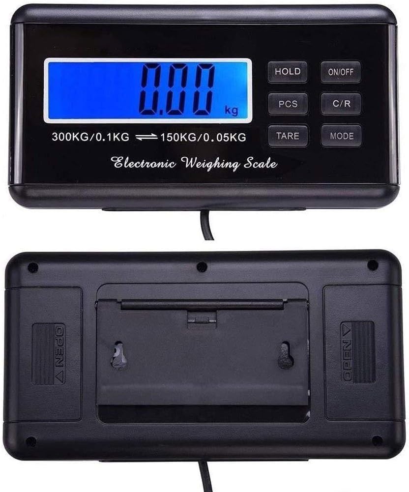 for Kitchen and Jewelry Electronic Scale 300kg Display Commercial Courier Parcel Fruit Multifunctional Weighing Scale Home (Apple Green 300Kg/0.1kg)