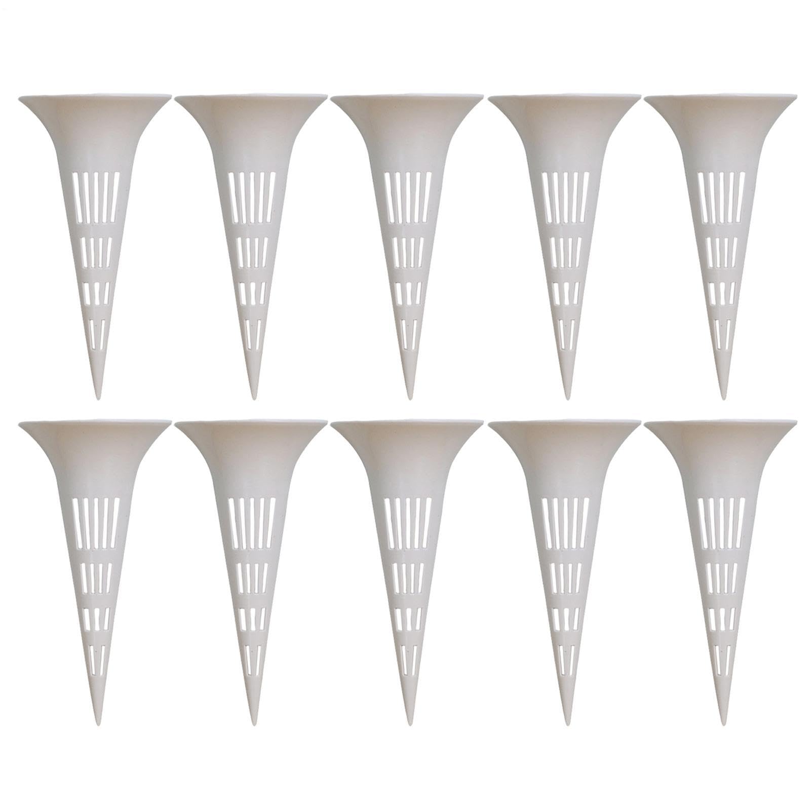 Root Watering Spikes - 10 Pieces Multi Hole, Water Stakes for Plants Root, Deep Soil Hydration, Subterranean Irrigation Function, Garden Yard Category, Standard Green For Flowers Houseplants