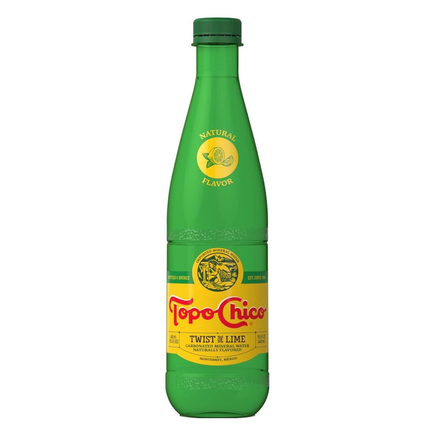Topo Chico Mineral Water, Twist of Lime, 12 Ounce (Pack of