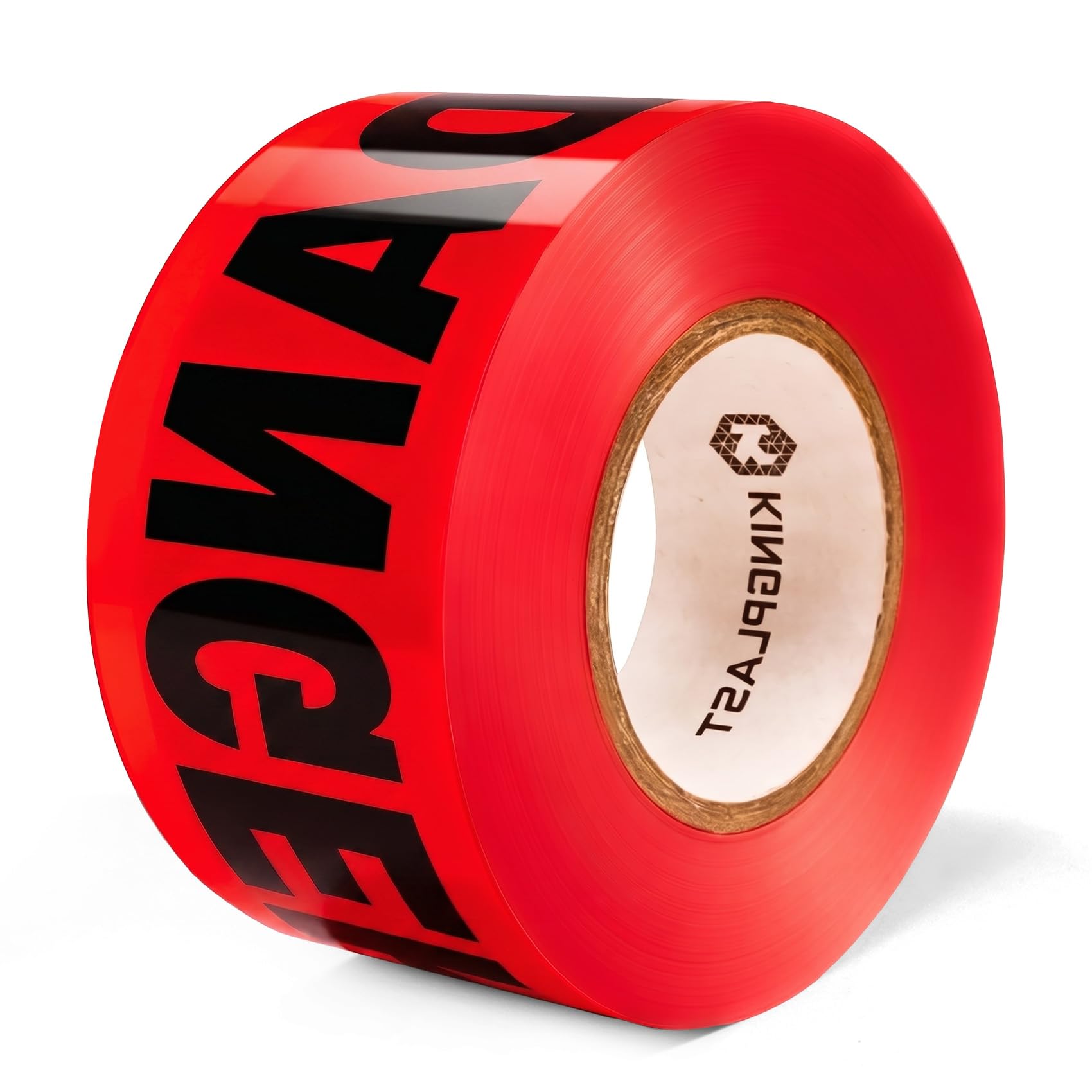 K KINGPLAST Caution Tape Roll, Crime Scene Tape, 3 Inch x 1000FT