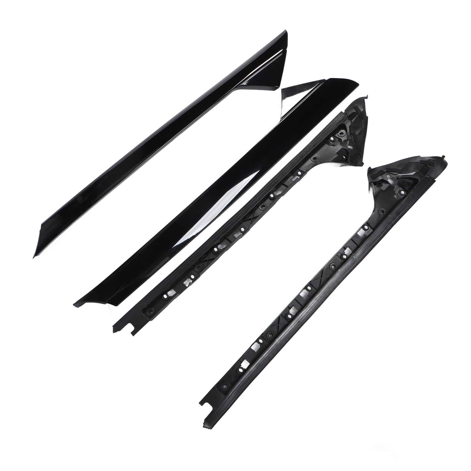 A Pillar Molding Trim, BB5Z 7803144 AB Outer Inner Driver and Passenger Side Replacement for 2011 to 2019, Left and Right Pillar Trim Panel Molding