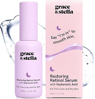 grace & stella Suero de Retinol para Cara con...
