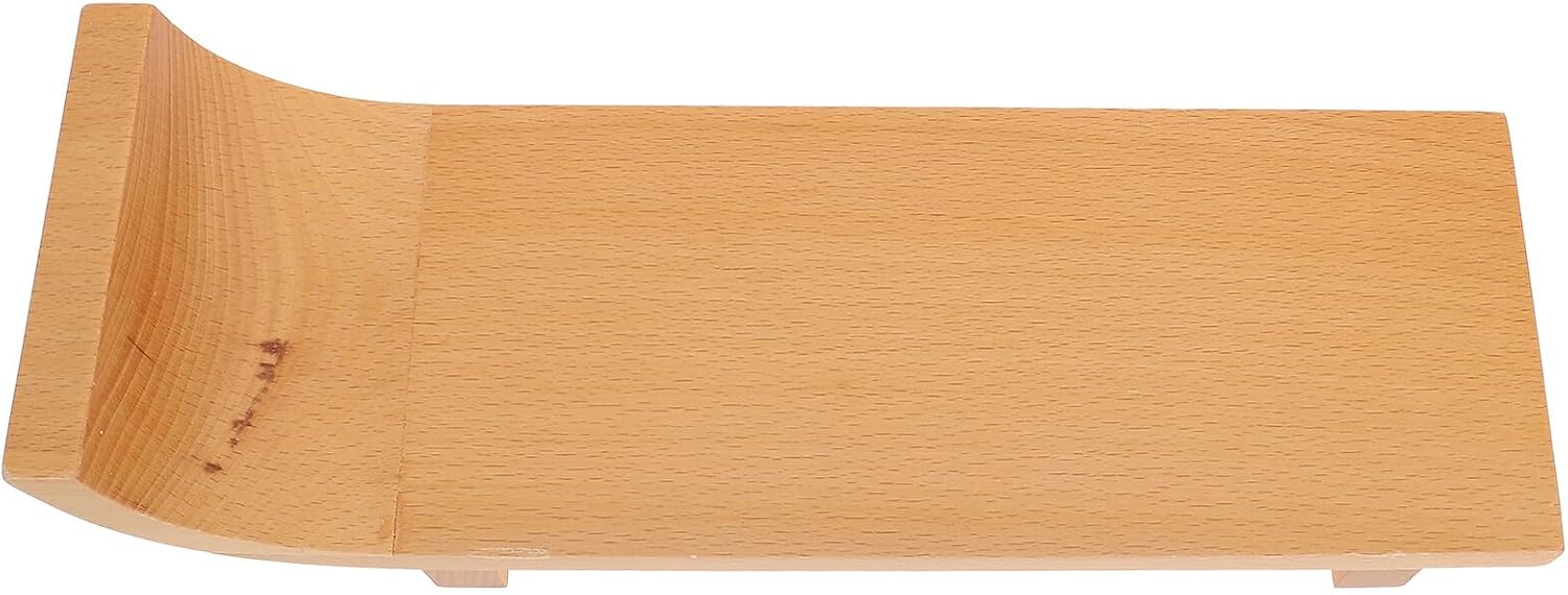 Bandeja de Madera para Sushi 30x10cm Curva