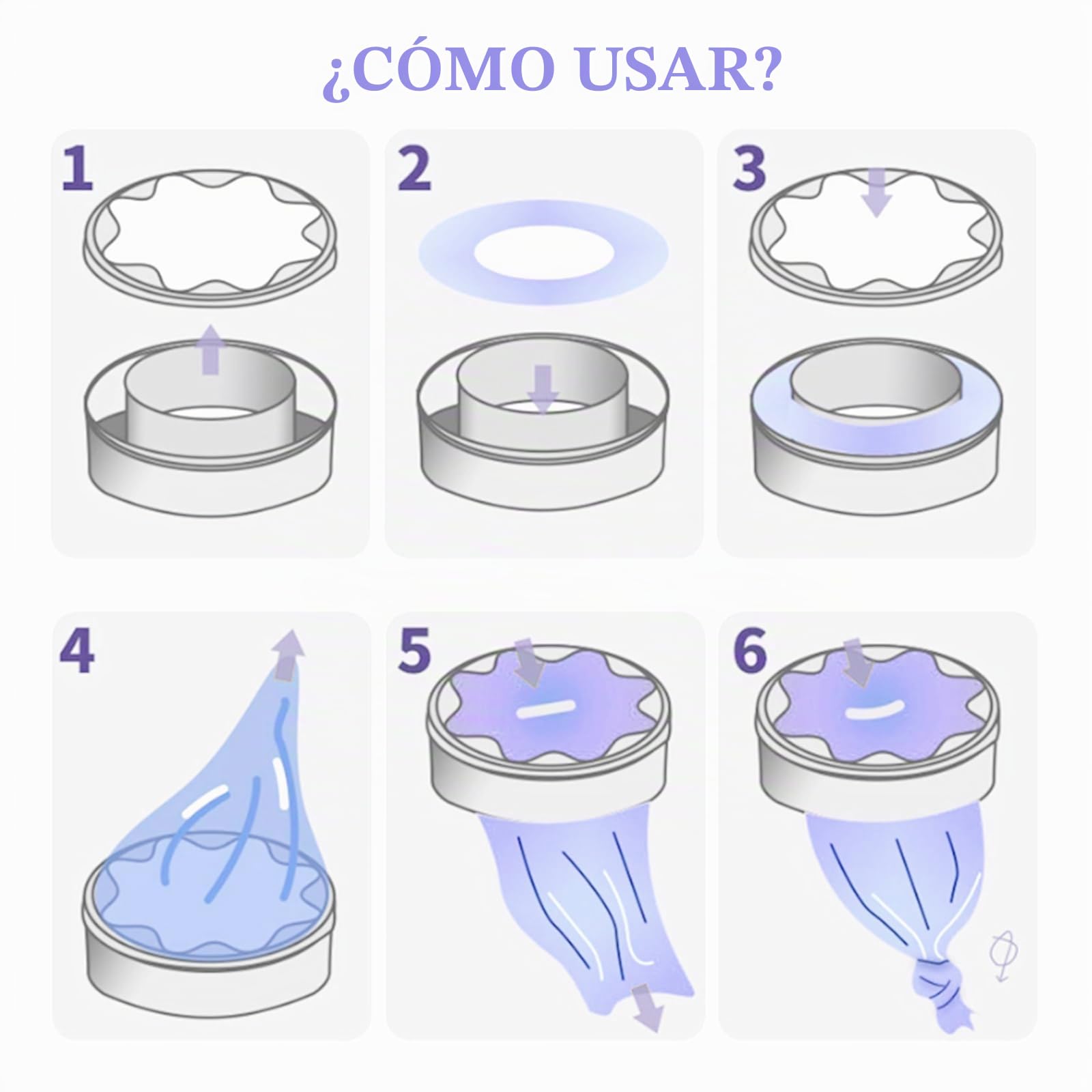 10 Recambios Contenedor de Pañales, 6,5M Recambios de Papelera Pañales Bebe 4 Capas Engrosadas, Bolsas de Contenedor Pañales Compatibles con AngelCare, Litter Locker (Compatible con Todos）